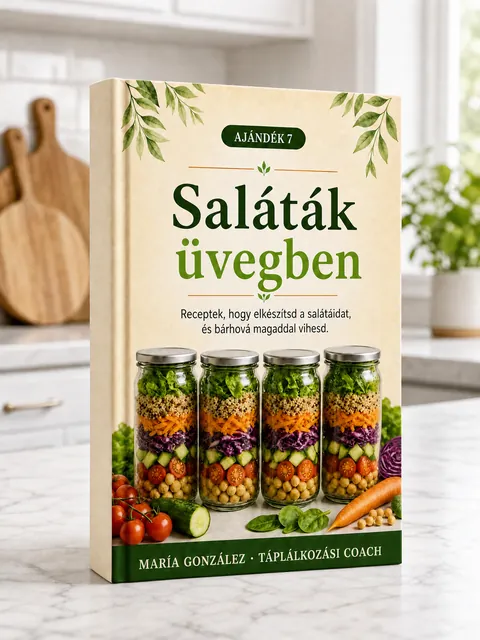 A „Saláták üvegben” borítója
